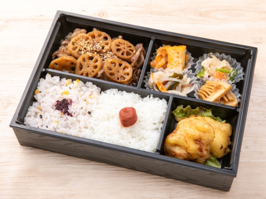 黒毛和牛肉とレンコンの甘辛炒め弁当