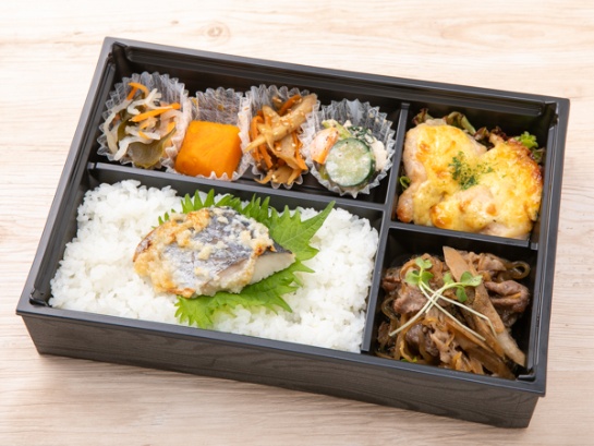 国産牛肉とごぼうのしぐれ煮＆焼き魚弁当
