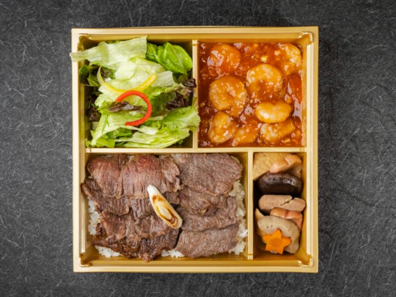 厳選和牛と海鮮御膳
