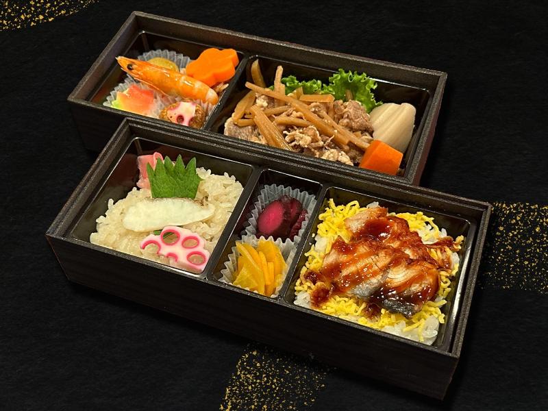 鯛おこわとうな丼名物牛しぐれ御膳