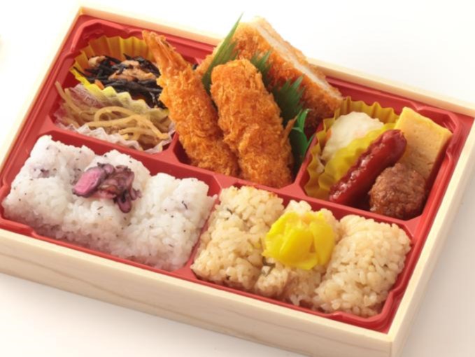 ゆかりご飯と炊込みご飯弁当