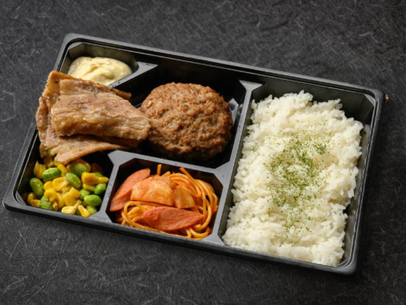 牛カルビ＆ハンバーグ弁当