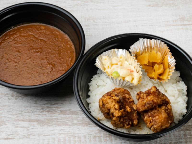 鶏唐揚げ２個カレー　お弁当
