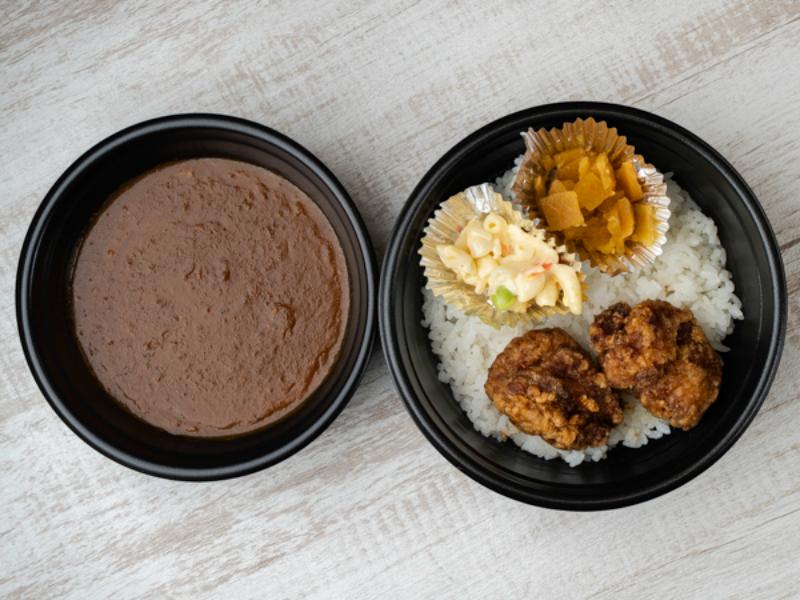 鶏唐揚げ２個カレー　お弁当