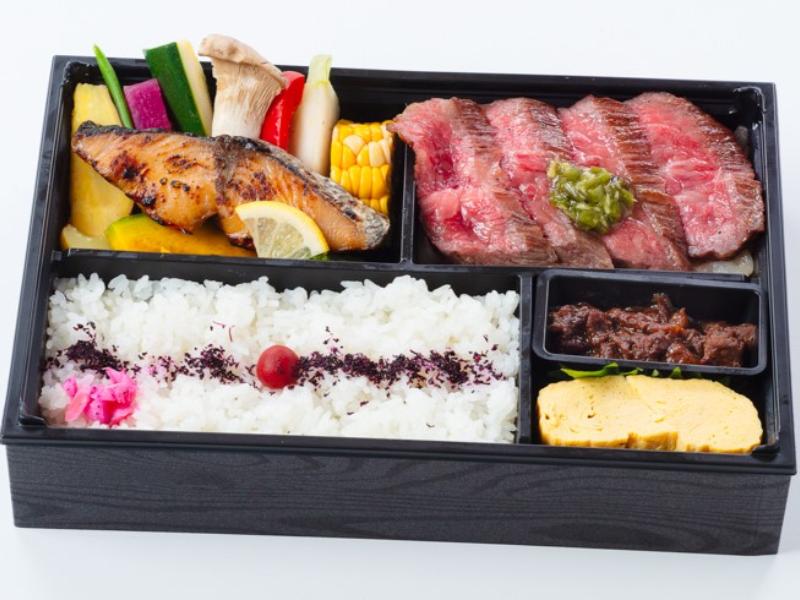 近江牛ステーキ・魚弁当