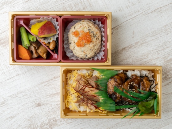 特上二段重・旨だれ焼き鳥＆柔らか角煮ハーフ