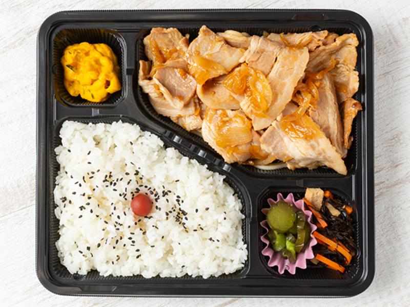 ③豚の生姜焼き弁当