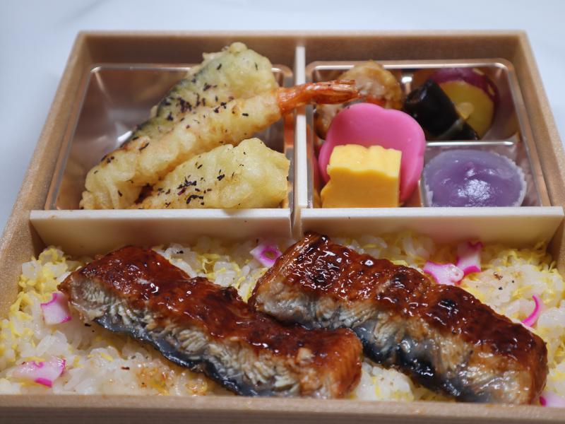 3種天ぷらのうな重弁当