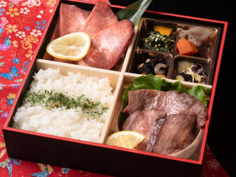 厚切り牛タンと国産牛ヒレステーキ御膳