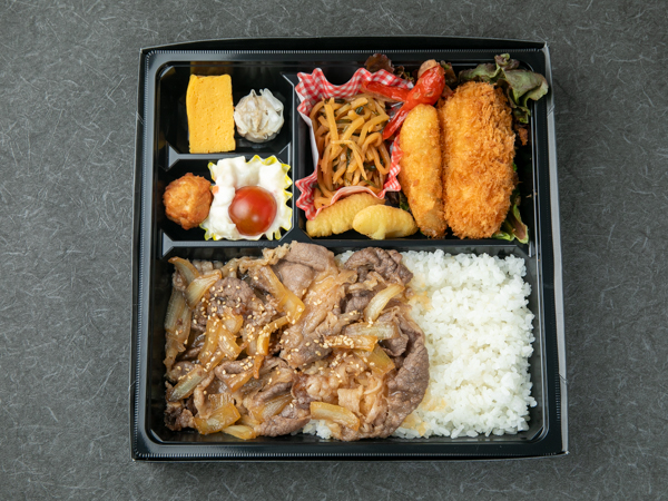 贅沢！延寿牛コウネ生姜焼御膳
