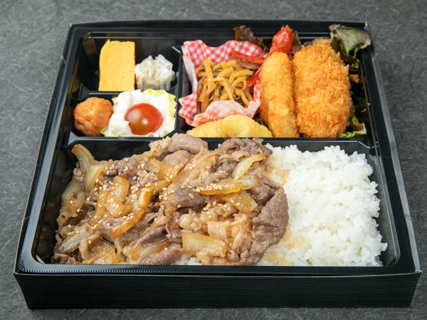 贅沢！延寿牛コウネ生姜焼御膳
