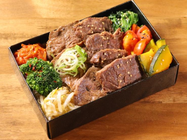 赤身おおにしハラミ＆塩ミスジ肉折弁当