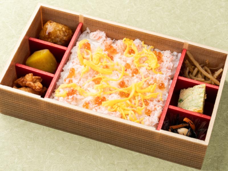 蟹ちらし弁当