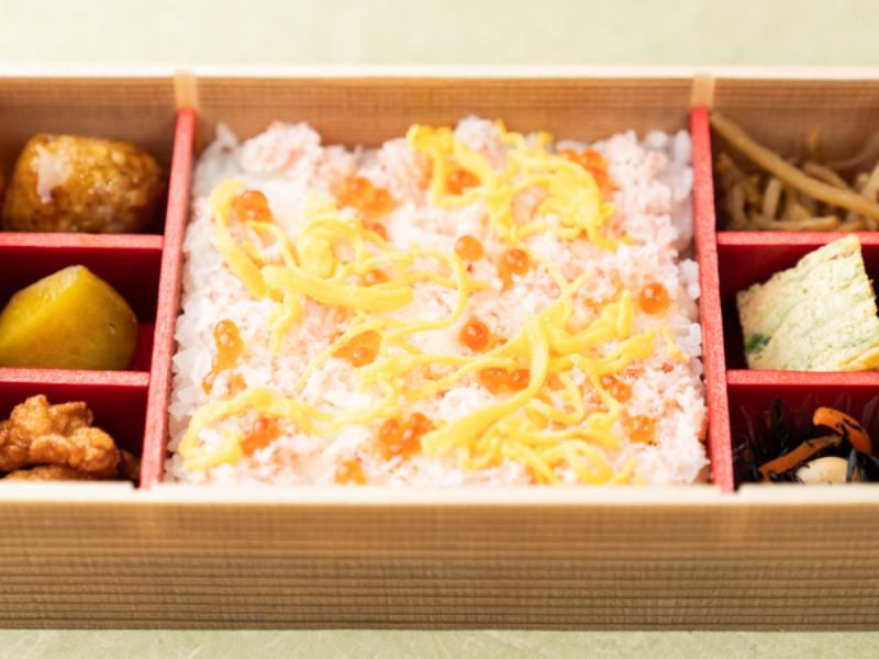 蟹ちらし弁当