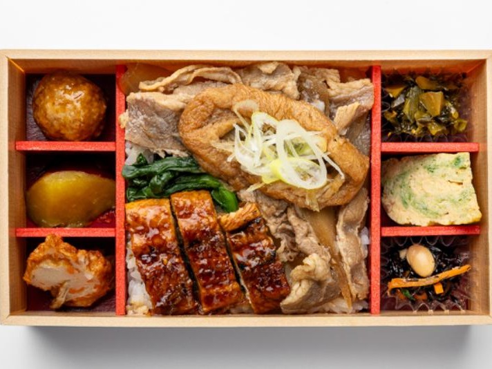 鰻ちらし・あふそやの特製牛丼弁当