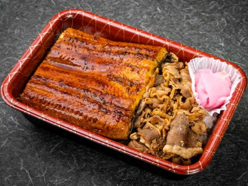 うなぎ牛バラ相盛