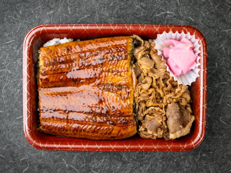 うなぎ牛バラ相盛