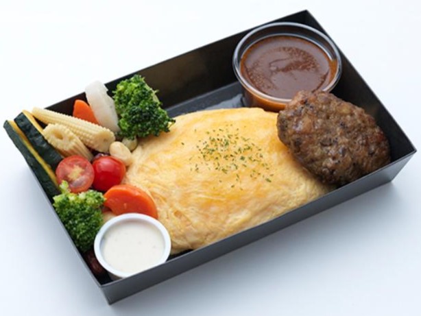 オムライス＆自家製ハンバーグ（特製デミグラスソース）