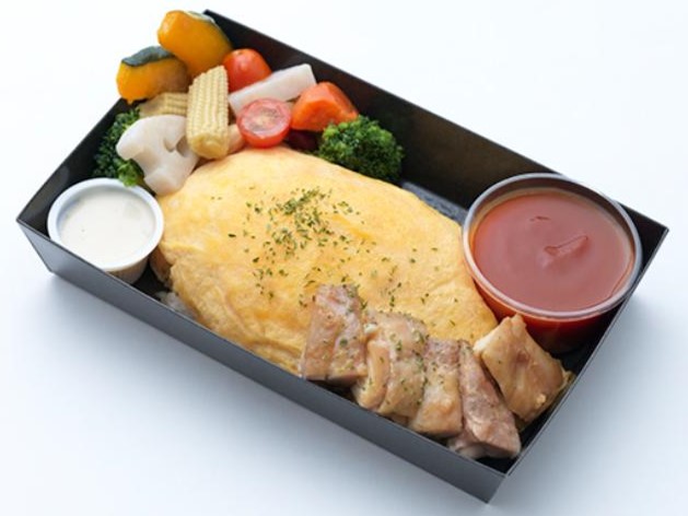 オムライス＆特製チキン（（特製トマトケチャップソース）