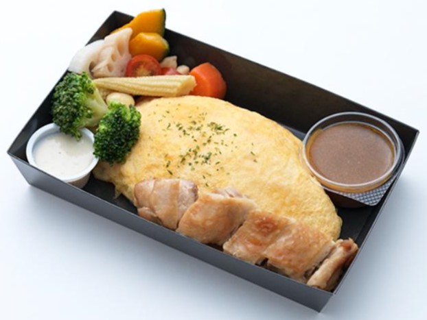 オムライス＆特製チキン（（特製カレーソース）