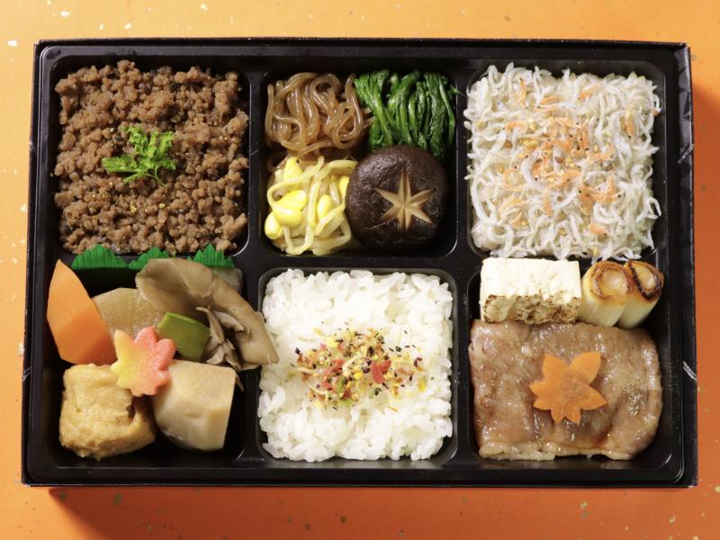 【黒毛和牛】すき焼き幕の内＆海老しらすご飯