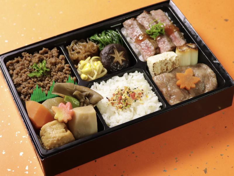 【黒毛和牛】すき焼き幕の内＆ビーフステーキ