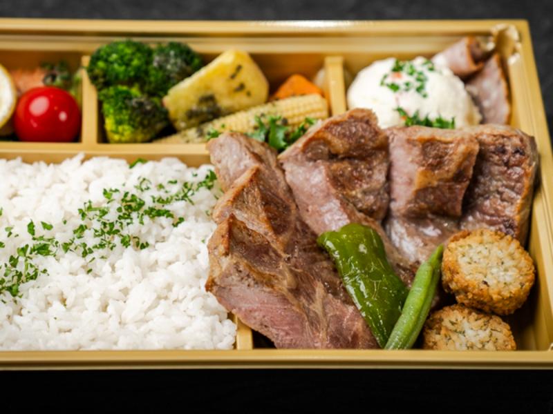 国産牛ステーキの洋食弁当