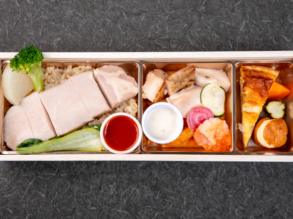 【500mlペット茶付き】柔らかポークステーキ弁当