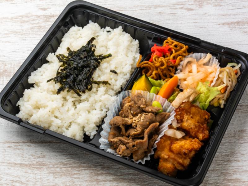 DW油淋鶏・豚カルビ弁当