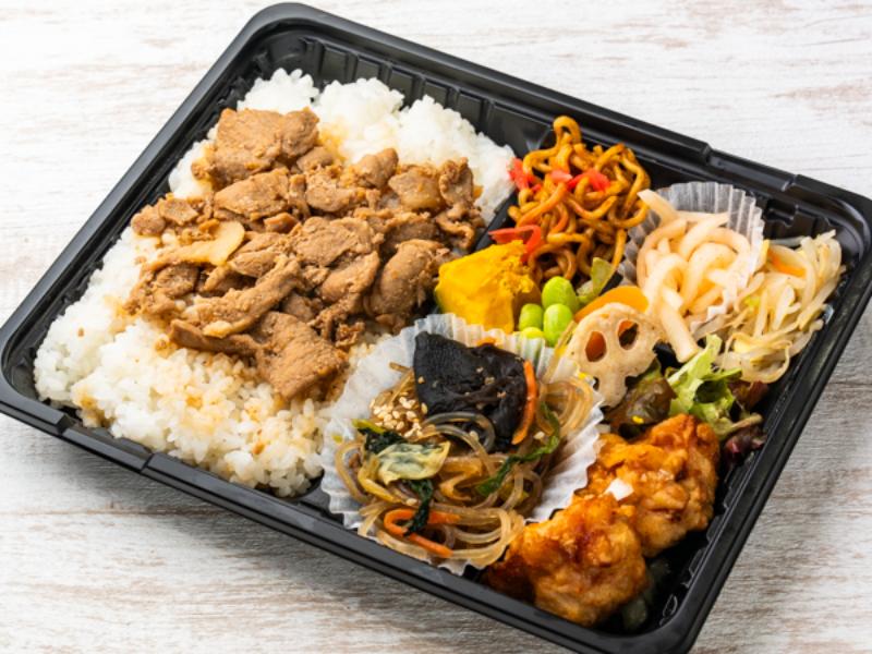 DT油淋鶏・チャプチェ・豚カルビ弁当
