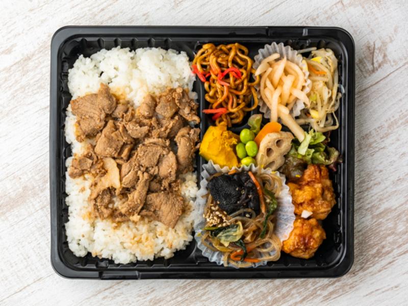 DT油淋鶏・チャプチェ・豚カルビ弁当
