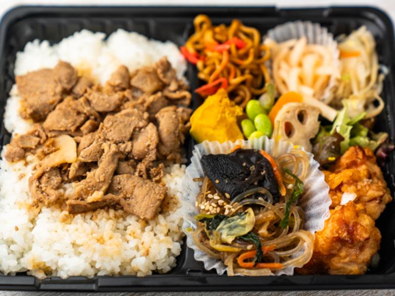 DT油淋鶏・チャプチェ・豚カルビ弁当