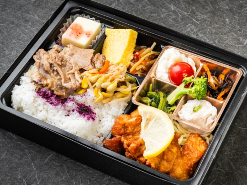 ビビンバ・唐揚の幕の内弁当