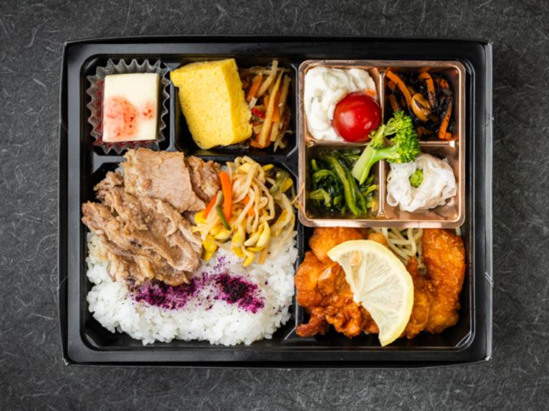 ビビンバ・唐揚の幕の内弁当