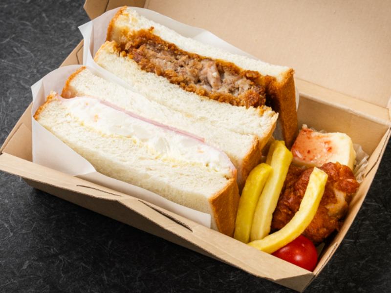 FUJISANDO(フジサンド) 和牛和豚メンチカツサンド&ハムポテトサンド