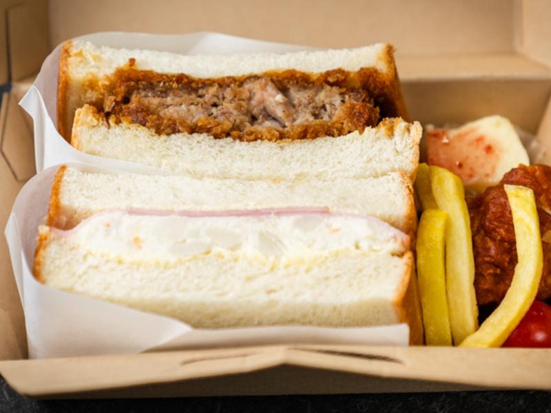 FUJISANDO（フジサンド） 和牛和豚メンチカツサンド＆ハムポテトサンド