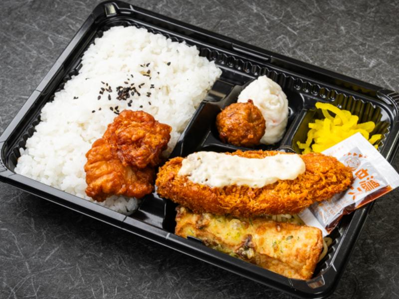 白身魚フライタルタル弁当