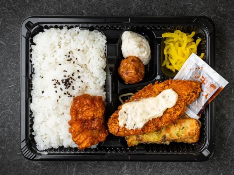 白身魚フライタルタル弁当