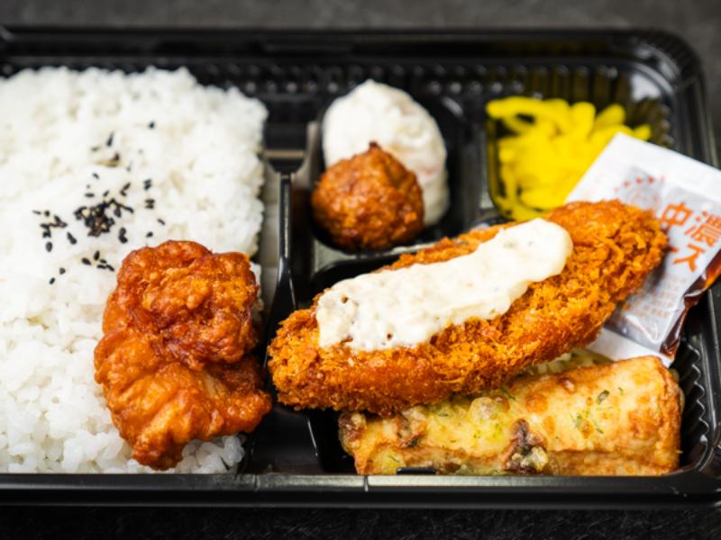 白身魚フライタルタル弁当