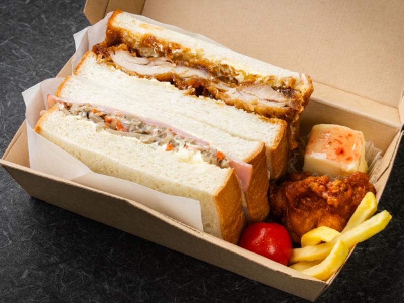 FUJISANDO（フジサンド）チキン竜田サンド＆ハムごぼうサンド