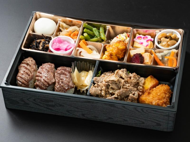 彩り肉寿司御膳