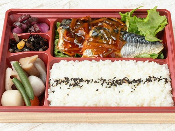 焼きサバの野菜あんかけ弁当
