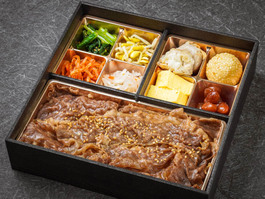 黒毛和牛双天弁当