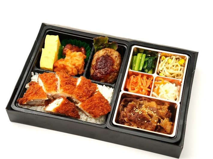 肉匠　牛焼肉＆ハンバーグ御膳〜チキンカツ重〜