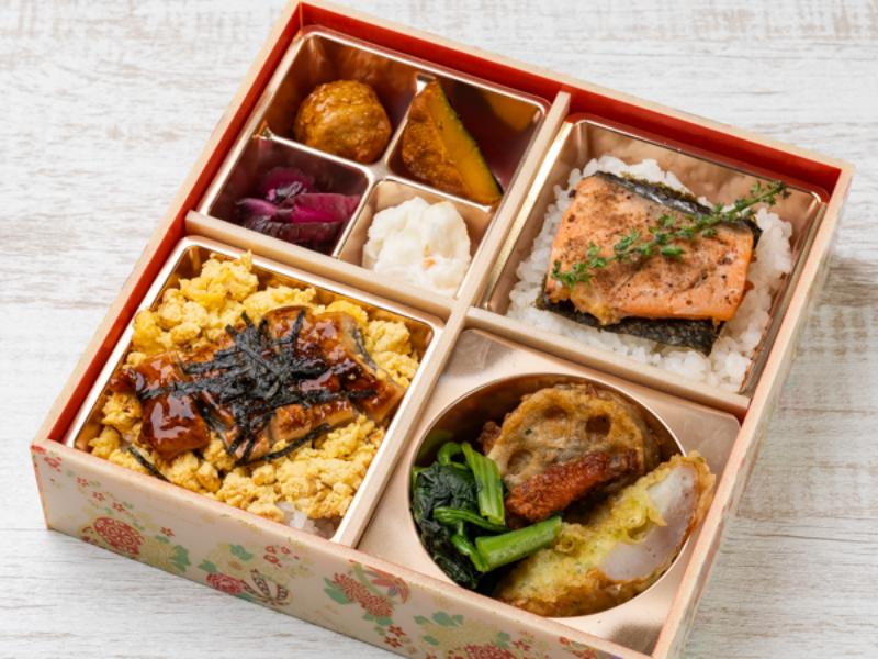 鰻ひつまぶしと銀鮭御膳
