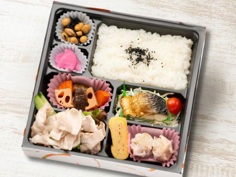 豚しゃぶと焼き鯖弁当