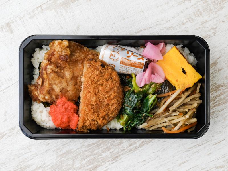 ガチ海苔「から揚げ明太」弁当