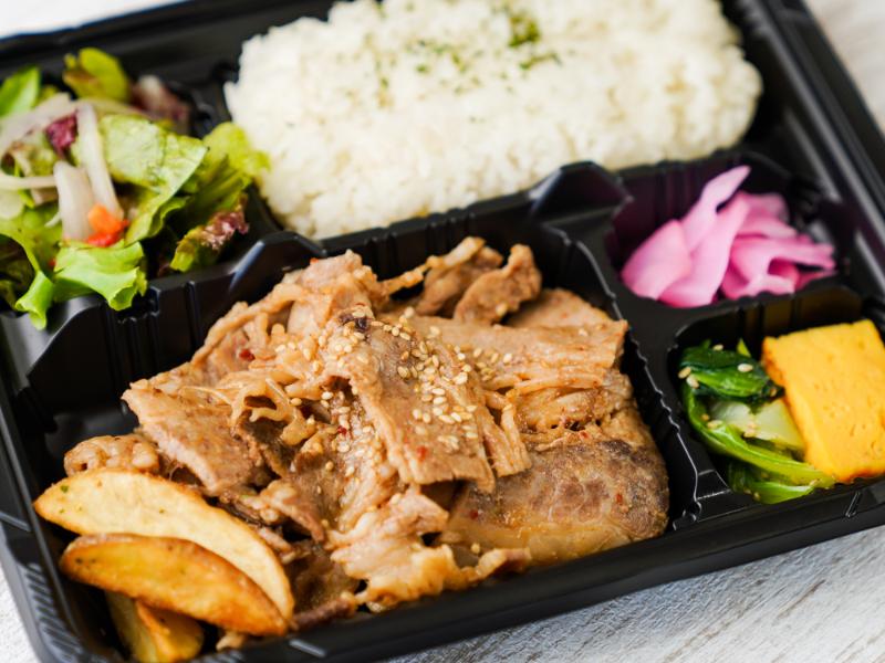 牛カルビの焼肉弁当