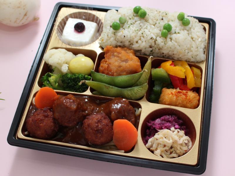 【3月1日〜5月31日お届け分限定】DE　LUXEデミグラス肉団子 〜旬のごはんと共に〜