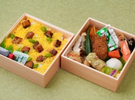 めし屋 政行のいろどり二段 1,300円｜【お弁当デリ】お弁当のデリバリー